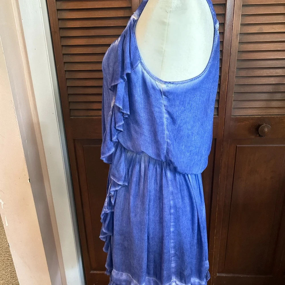 Free People Aphrodite Tie Dye Asymmetrical Ruffle Dress - Picture 5 of 8